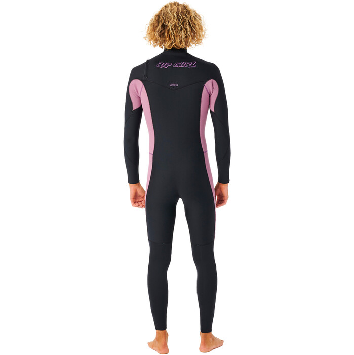 2023 Rip Curl Hombres Dawn Patrol Performance Eco 4/3mm Chest Zip Neopreno 135MFS - Purple